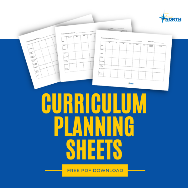 curriculum planning printable True North Homeschool Academy