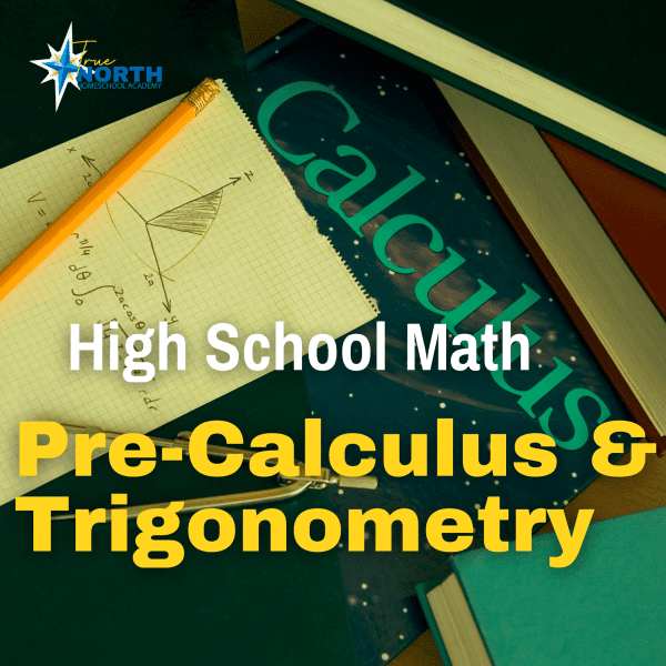 high school level math class pre-calc and trig for online learning